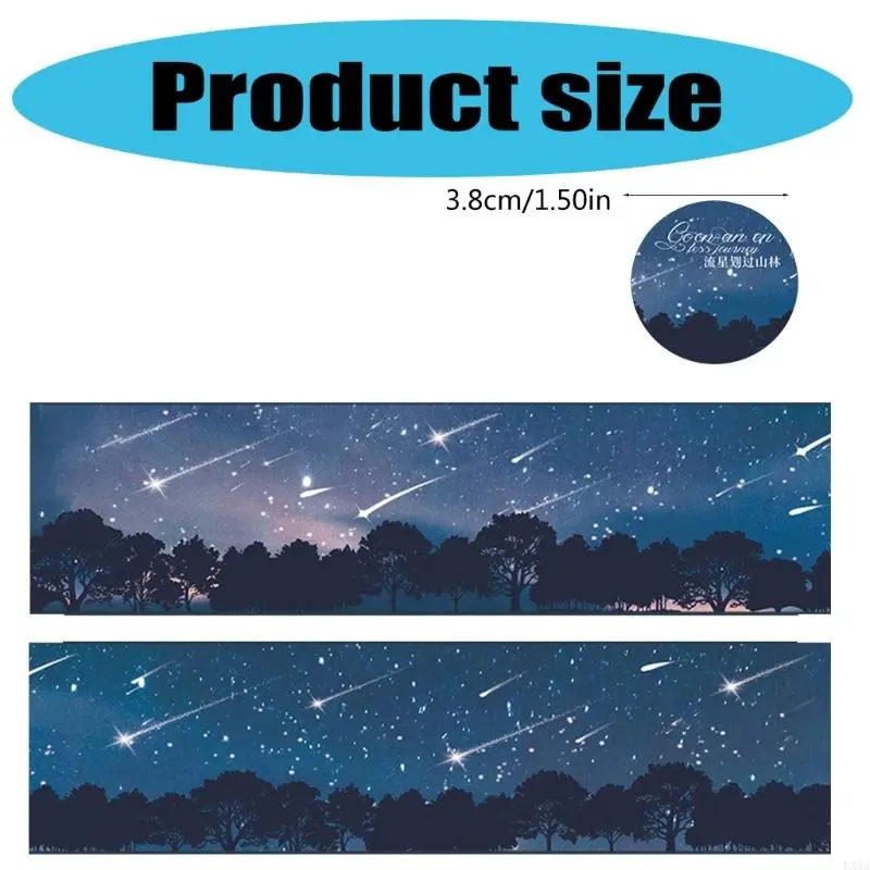 LXAA Travelling Theme Crafting Tape Lovely Beauty Tape Decorative Tape Masking Tape Craft Supplies for Scrapbooking Card