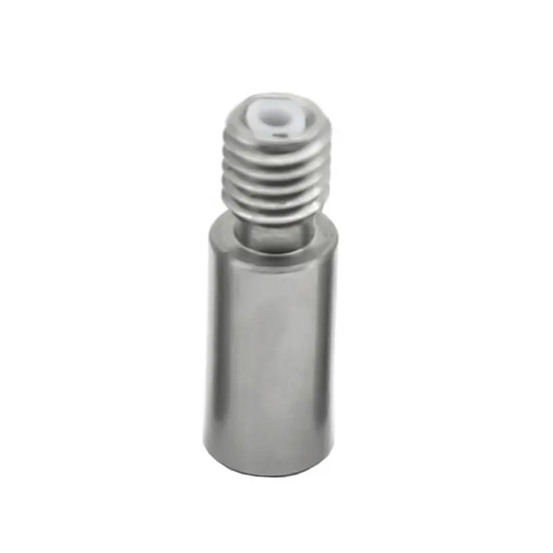 2021 All-Metal  V6 Heat Break Titanium & Alloy 3D Printer Heat Break Throat MK8 1.75mm V6 Hotend Heater Block