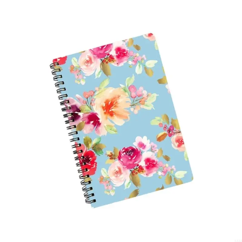 LXAA A 5 Writing Notebook Journal Notebook Retro Spirals Notebook for Student