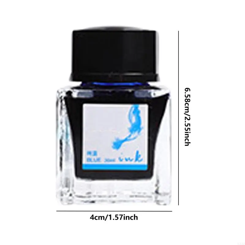 LXAA 30ml Fountain Pen Writing Colorful Fountain Pen Artist Calligraphy for Writing Painting and Journaling