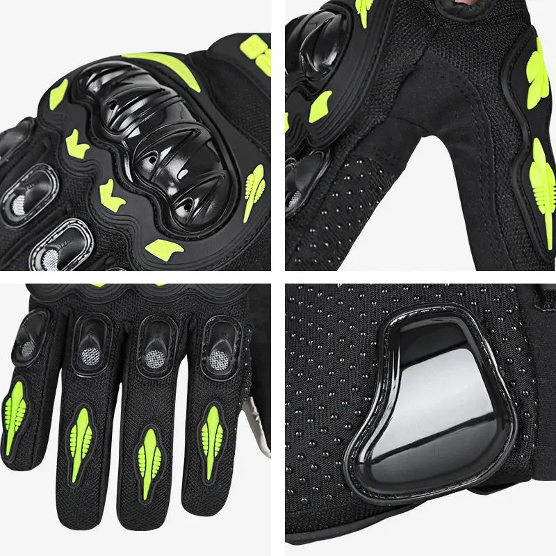 Breathable Mesh Summer Motorcycle Gloves Touch Screen Anti-Slip Motocross Racing Gloves for Men Women Anti-Fall Riding Gear