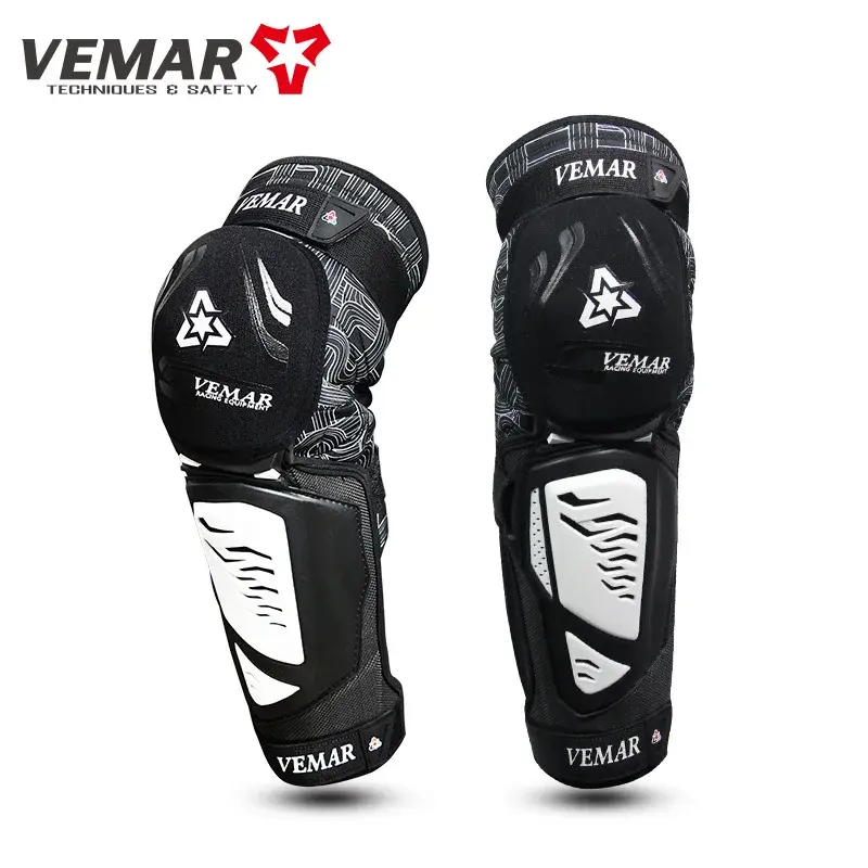 Breathable Motocross Knee Pads Hard Shell Protective Anti-Fall Motorcycle Riding Gear for Men Women Summer Off-Road Kneepad