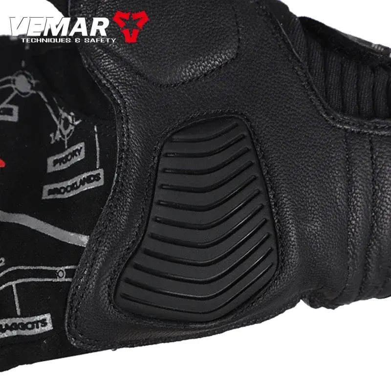 VEMAR Summer Motorcycle Gloves Men Women - Breathable MX Moto Gloves with Touch Screen, Anti-Fall & High Reflective Riding Luvas