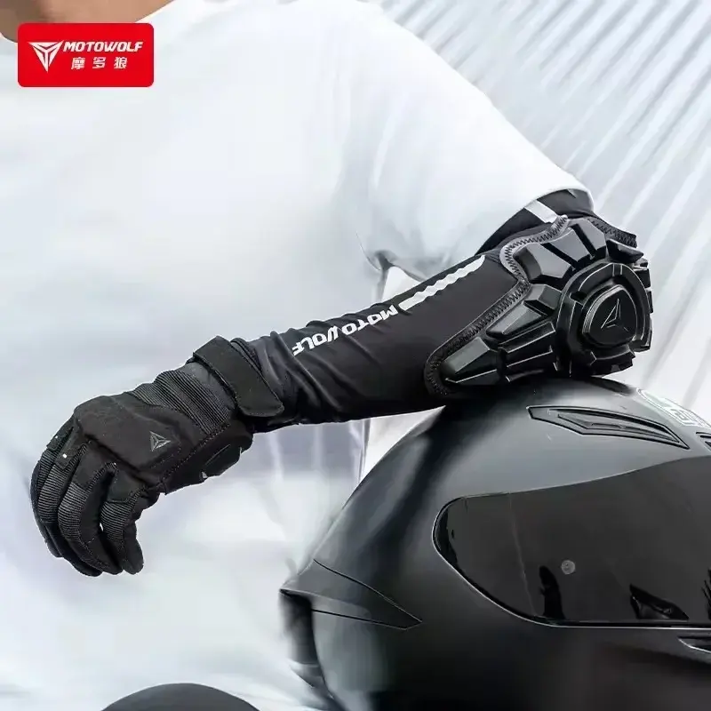 MOTOWOLF Summer Motorcycle Elbow Pads MTB Motocross BMX DH ATV Lightweight Breathable Armor Protector Adjustable Non-Slip Design