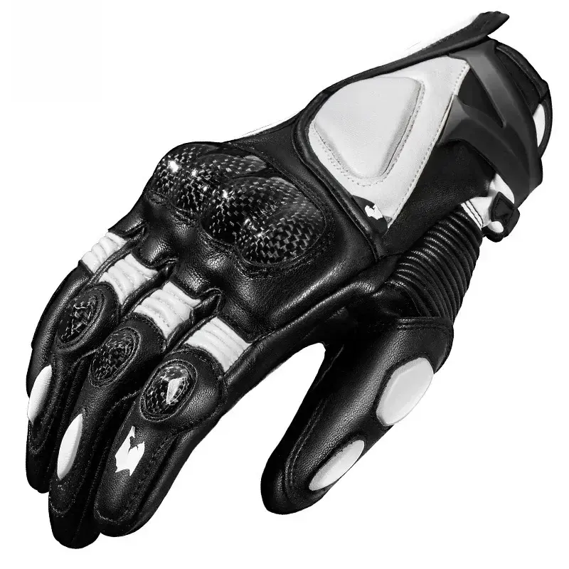 Carbon Fiber Motorcycle Riding Gloves Waterproof Rainproof Men's Seasons Style Windproof Bicycle Cycling Motorbike Equipment