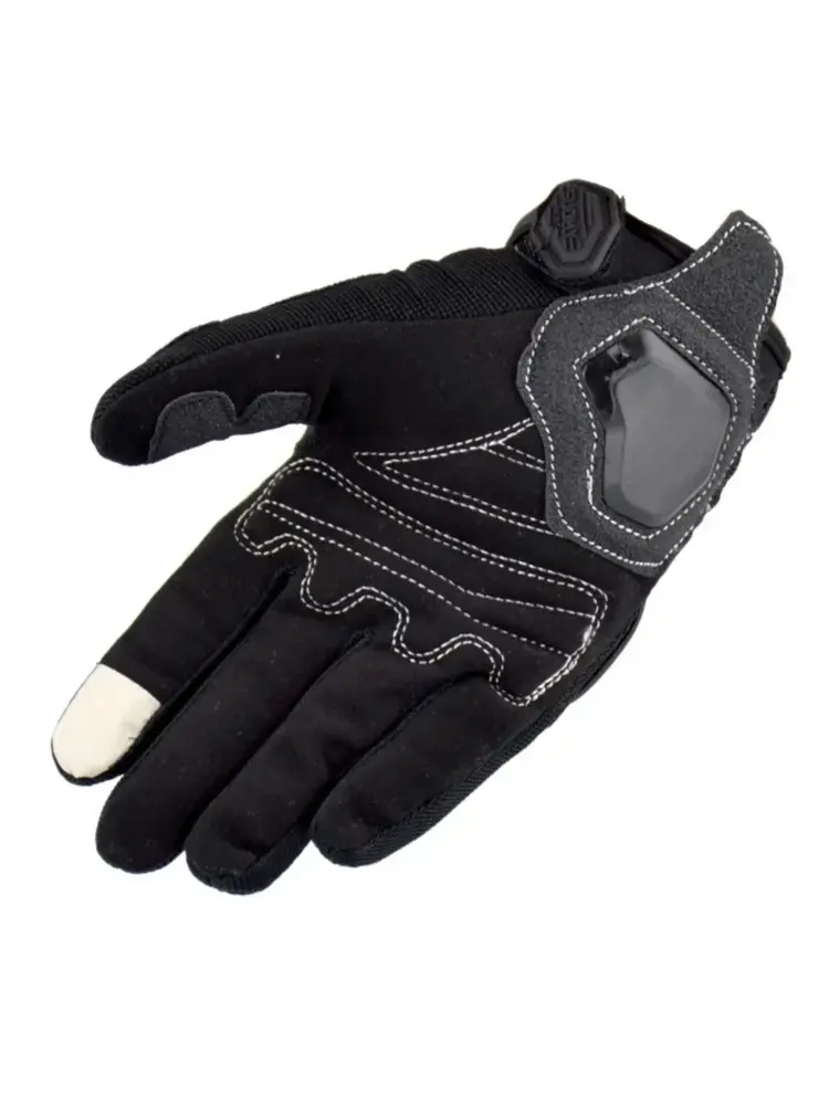 SUOMY Lady Summer Full Finger Motorcycle Gloves Breathable Touch Screen Racing & Motocross for Women Teens & Girls Small Size S