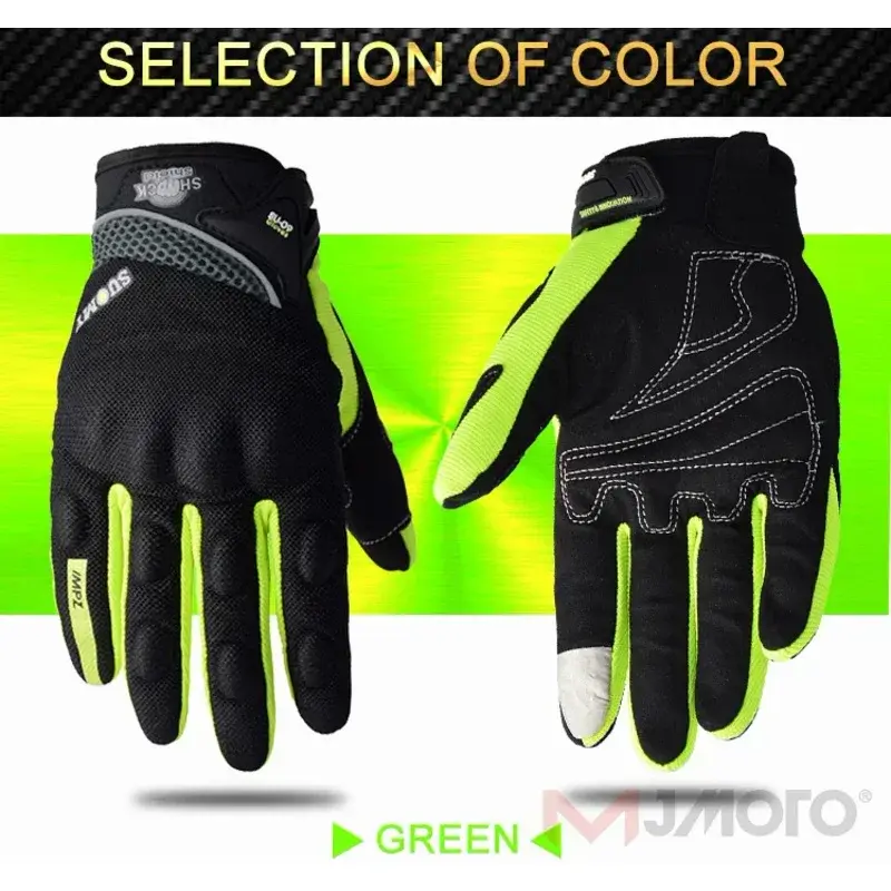 SUOMY Summer Motorcycle Gloves Breathable Touch Function Motocross Gloves Full Finger Moto Guantes Racing Gloves S-XXL