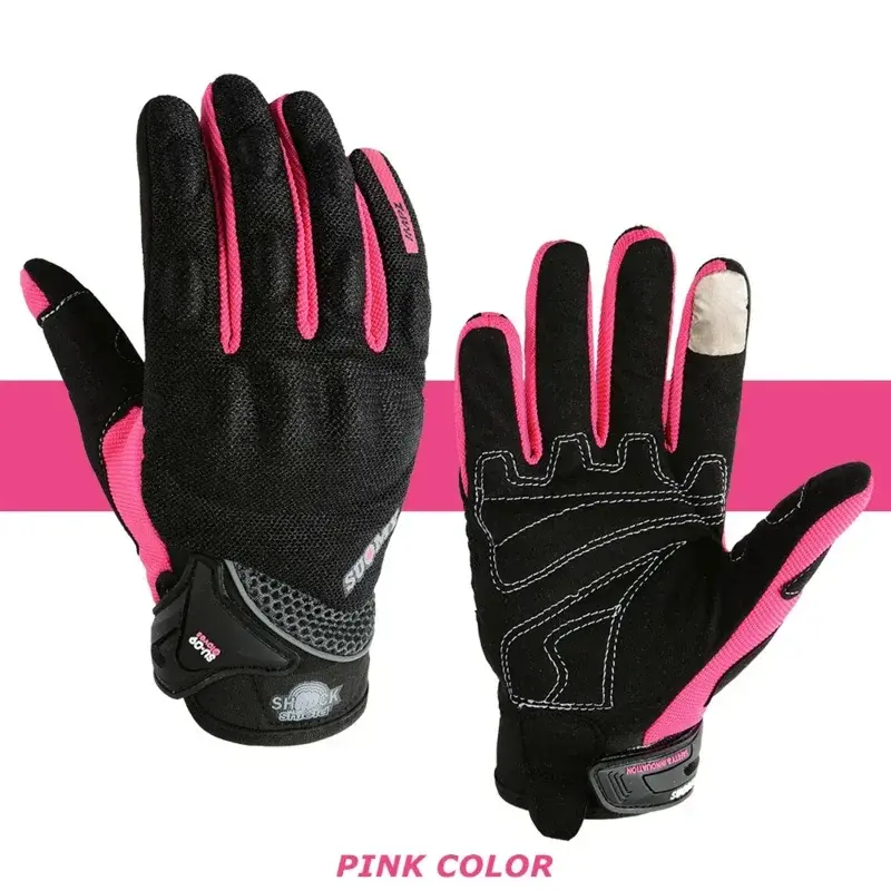 SUOMY Summer Motorcycle Gloves Breathable Touch Function Motocross Gloves Full Finger Moto Guantes Racing Gloves S-XXL