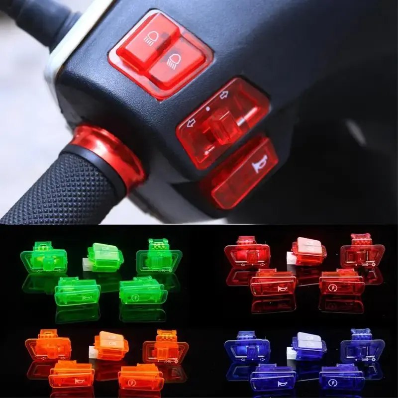 Motorcycle Switches Button Kit Headlight Turn Signal High/Low Beam Dimming Horn Start Various Switch Accessories Modified Items