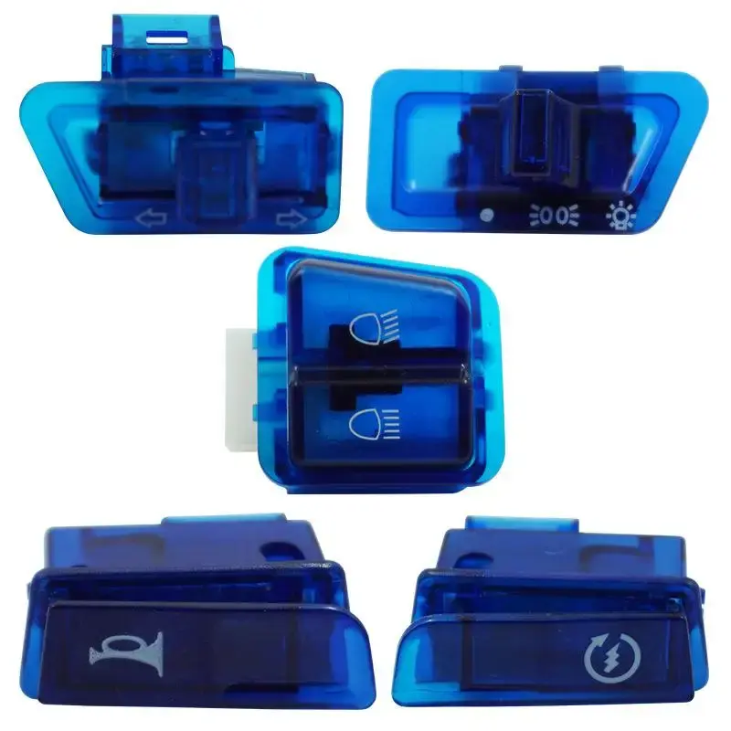 Motorcycle Switches Button Kit Headlight Turn Signal High/Low Beam Dimming Horn Start Various Switch Accessories Modified Items