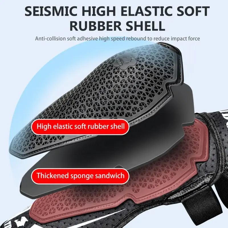 Motocross Protection Breathable Knee Pads for Summer Motorcycle Riding Adjustable Mesh Protective Guards for Bike Racing Cycling