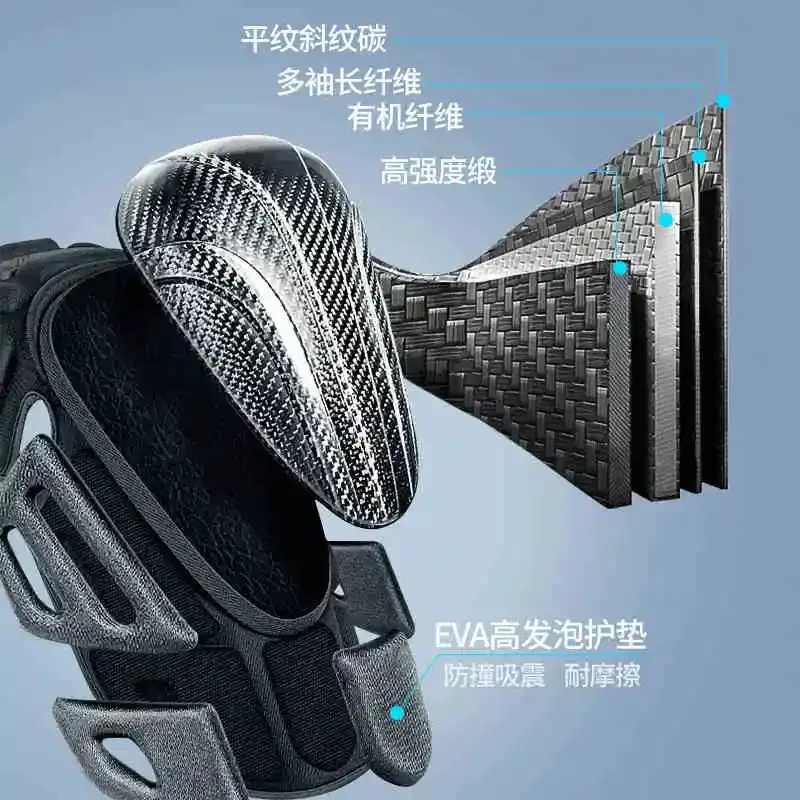 Motorcycle Kneepads Elbowpads Protective Gear Itmes Carbon Fiber Breathable Warm Anti-collision Rider Body elbow and knee Pads
