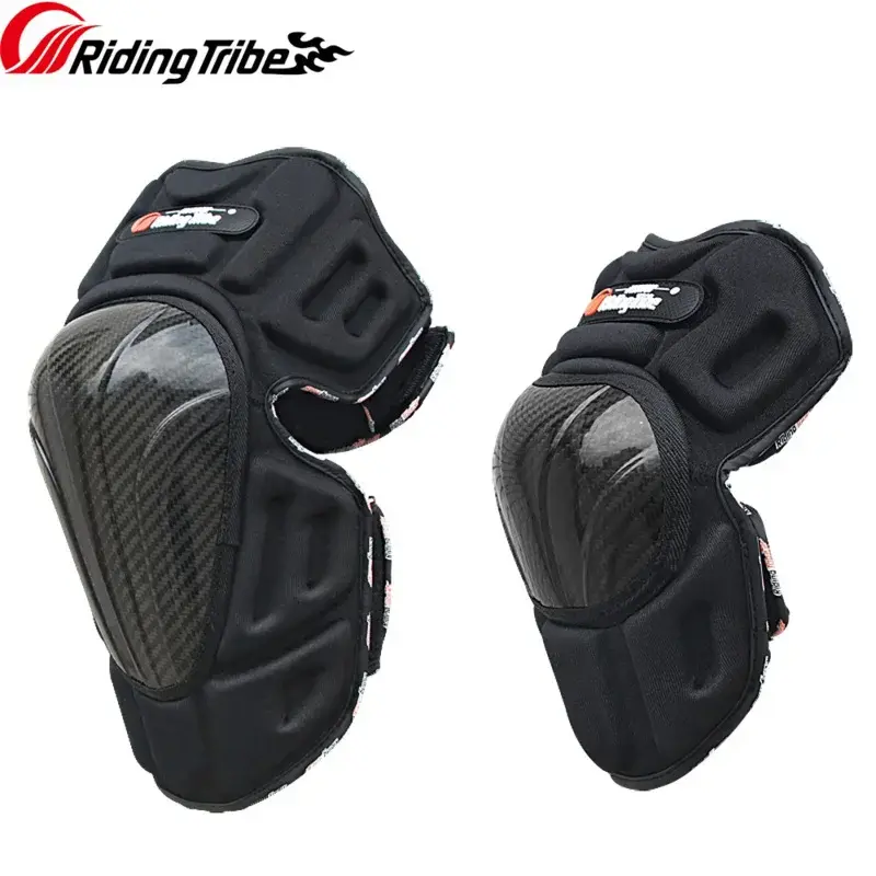 Motorcycle Kneepads Elbowpads Protective Gear Itmes Carbon Fiber Breathable Warm Anti-collision Rider Body elbow and knee Pads