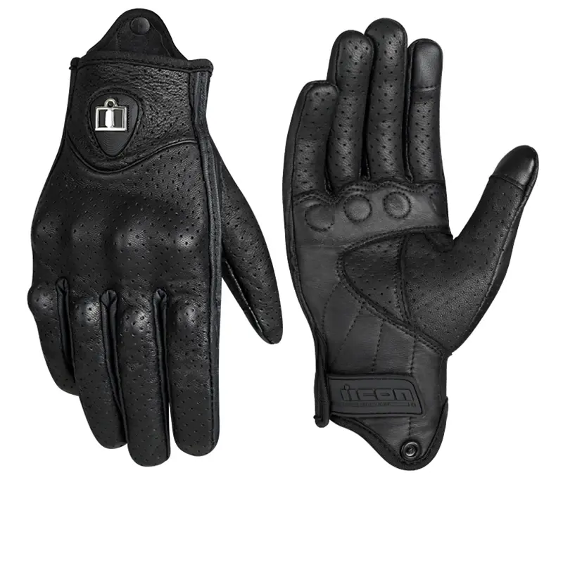 Summer&Winter Breathable Moto Motorcycle gear Leather Gloves for Men & Women Full Finger Motorcross & Cycling Protective Glove