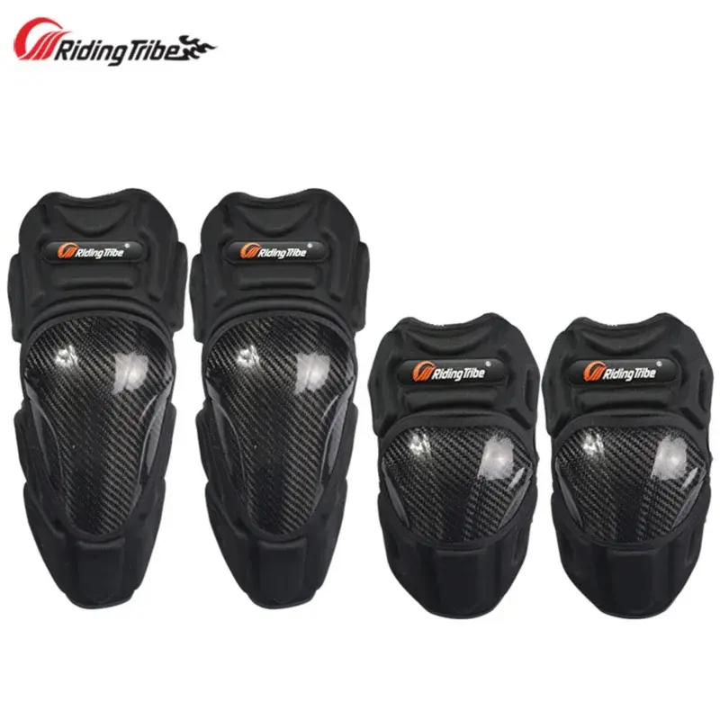Motorcycle Kneepads Elbowpads Protective Gear Itmes Carbon Fiber Breathable Warm Anti-collision Rider Body elbow and knee Pads