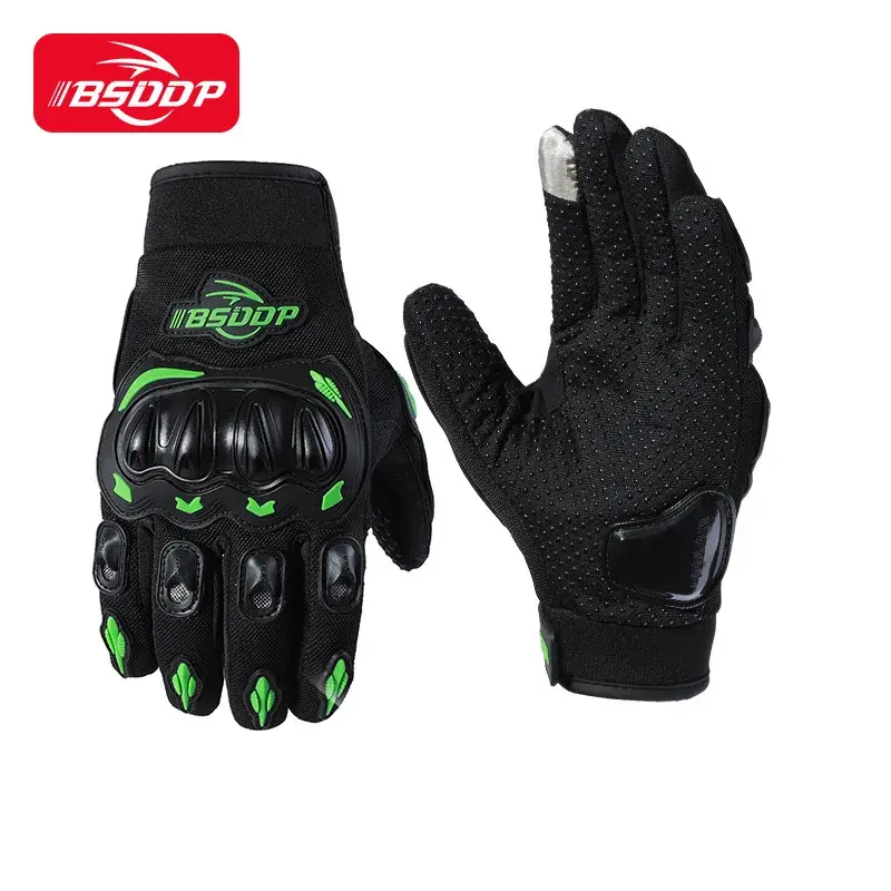 Breathable Motorcycle Racing Gloves Full Finger Luvas Outdoor Sports Protection Waterproof Racing Riding Accessories For Summer