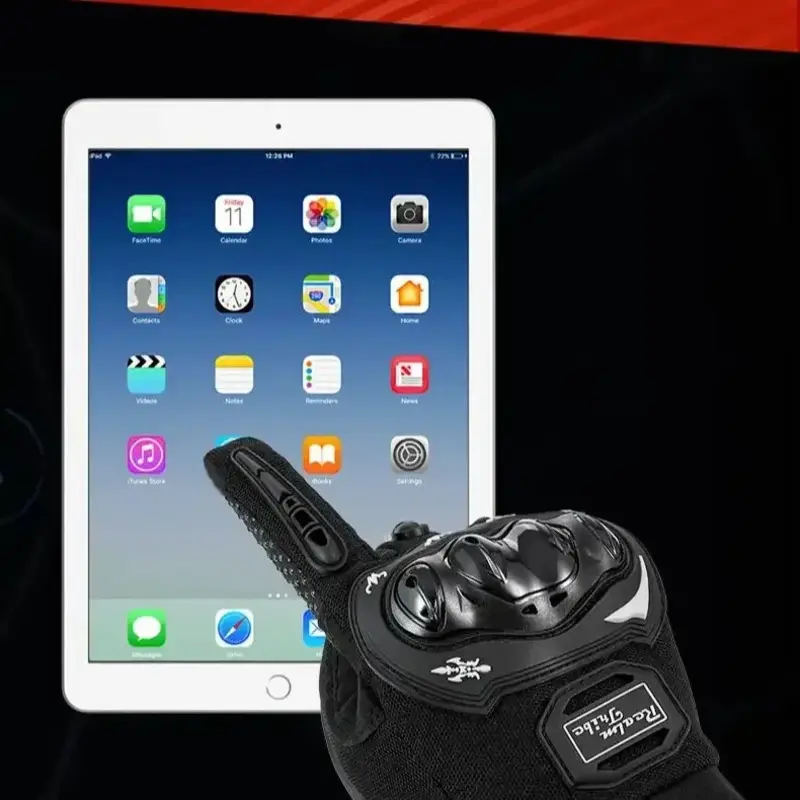 Tactical Motorcycle Gloves Full Finger Non-Slip Grip for Extreme Sports - Military Grade Protection with Carbon Fiber Knuckles