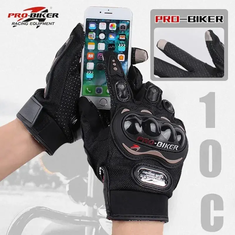Summer Motorcycle Gloves Anti-fall Guantes Outdoor Cycling Riding  Breathable Motorcycle Accessories Mesh Gants Moto Antiskid
