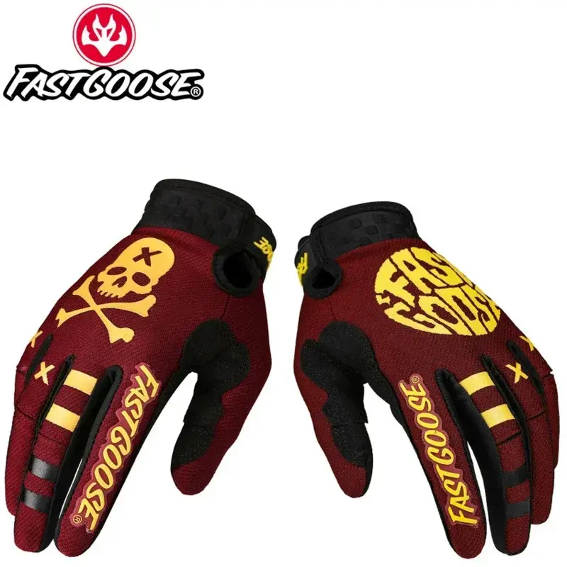 ALMOST GOOSE Motocross MX Gloves Motorcycle Full Finger Bike Outdoor Biker BMX MTB ATV Off Road Mountain Motor Cycling Luvas