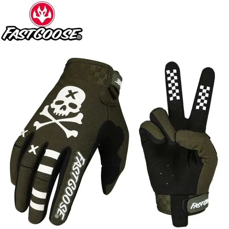 ALMOST GOOSE Motocross MX Gloves Motorcycle Full Finger Bike Outdoor Biker BMX MTB ATV Off Road Mountain Motor Cycling Luvas