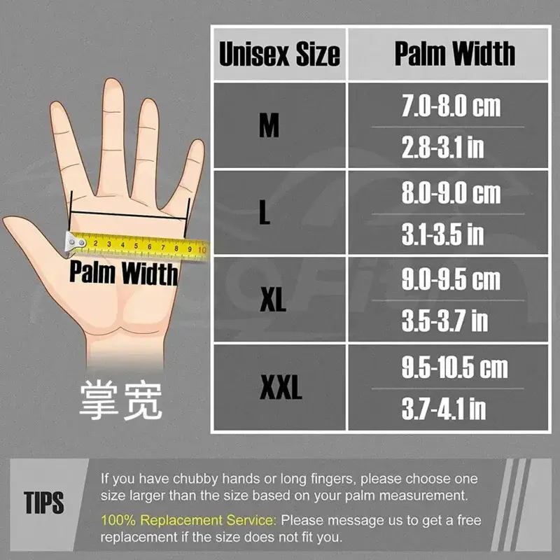 Summer Motorcycle Motocross Gloves Full Finger Men's Women's Motorbiker Gloves Bike Riding Cycling Waterproof Protective Luvas