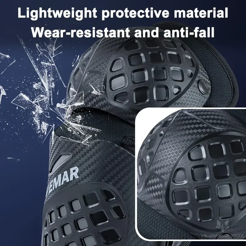 Men's Motorcycle Protective Gear Set by VEMAR - CE Approved Knee & Elbow Guards for Outdoor Sports, Durable Anti-Scrash Armor