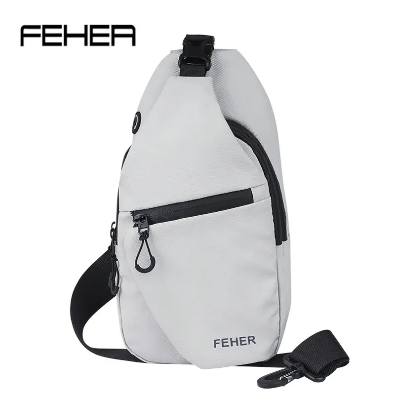 FEHER Multifunctional Motorcycle Commuter Bag High-Quality Large Capacity Stylish Neutral Color Accessories for Casual Travelers