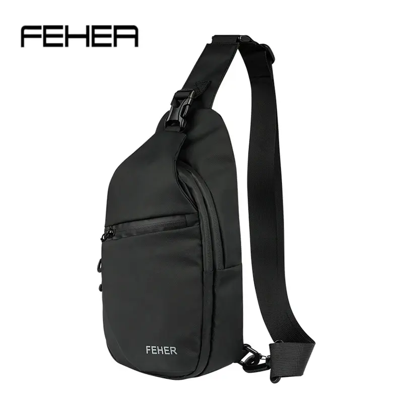 FEHER Multifunctional Motorcycle Commuter Bag High-Quality Large Capacity Stylish Neutral Color Accessories for Casual Travelers