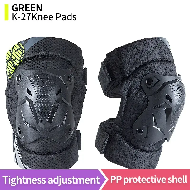 【Top Protection】SCOYCO K46 K27 Short Lightweight Knee Pads - Ideal for Offroad Motorcycle Riding & Motocross Cycling Skateboard