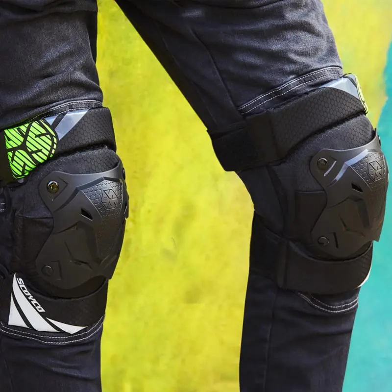 【Top Protection】SCOYCO K46 K27 Short Lightweight Knee Pads - Ideal for Offroad Motorcycle Riding & Motocross Cycling Skateboard