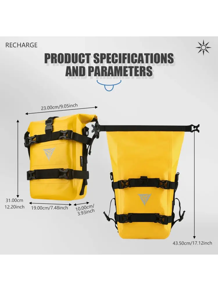 Motorcycle Bumper Bag Waterproof Motocross Crash Bars Repair Tool Placement Bag For BMW R1200GS R1250GS HONDA Suzuki Side Bags