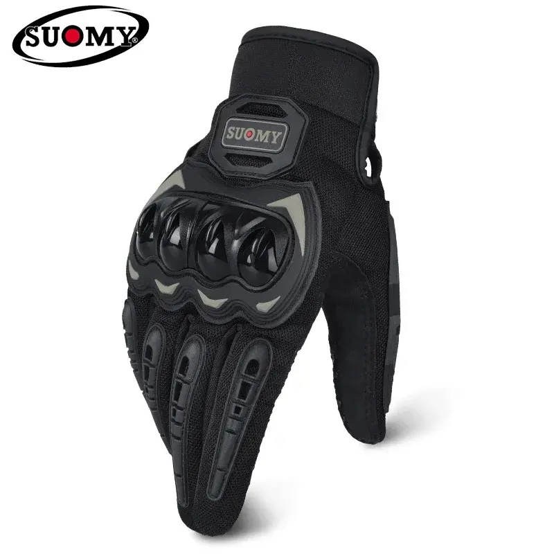 Suomy Motocross Gloves Summer Breathable Touch Screen Unisex Riding Glove with Anti-Fall Protection Lightweight Comfort Luvas