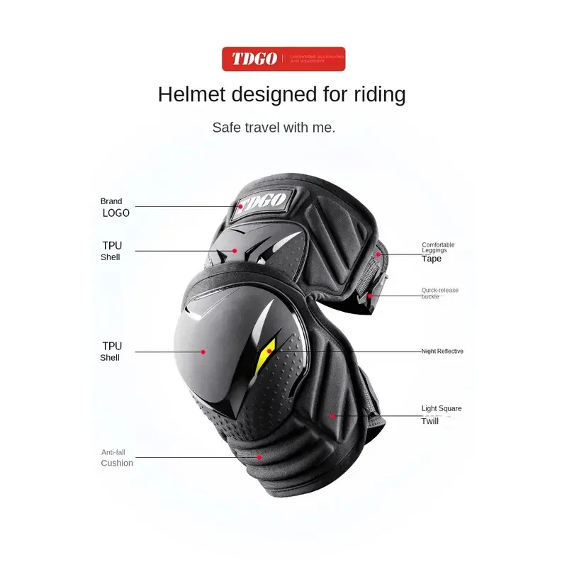 New Arrival Adult MTB Motorcycle Knee Pads for Body Joint Protection, Ski, Skateboard, Snowboard, Motocross Kneepad Guards