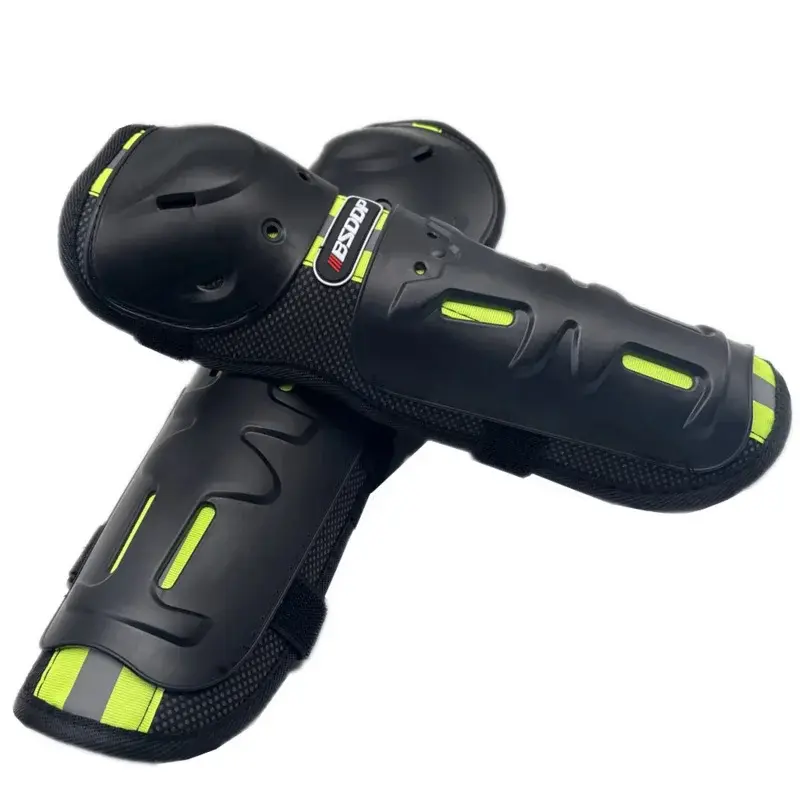 Adult Motor Knee Pads Elbow Pads Lightweight Adjustable Breathable Knee Cap Pad Protector Elbows Armor Motorcycle Accessories