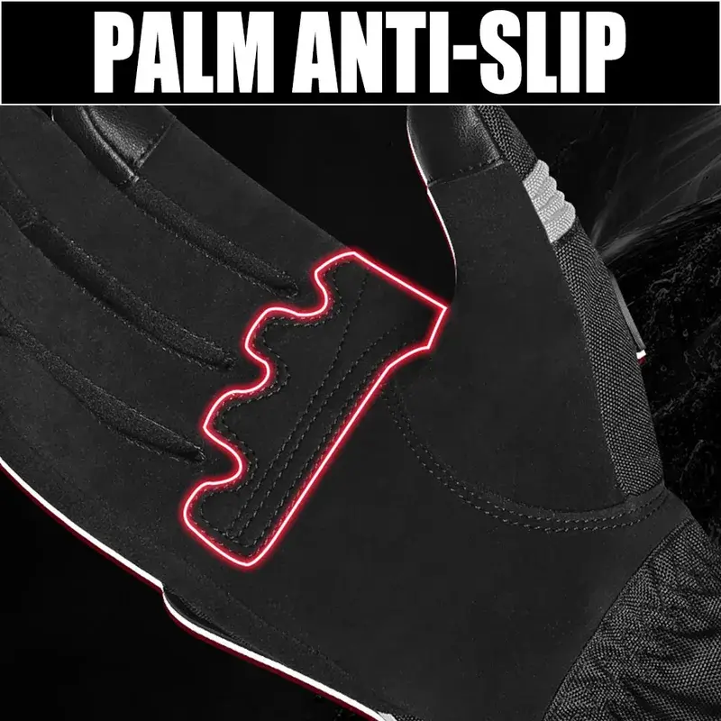Motorcycle Racing Gloves Waterproof Winter Motorbike Gloves Keep Warm Racing Gloves TPU Shell Guantes Moto Joint Protection Men