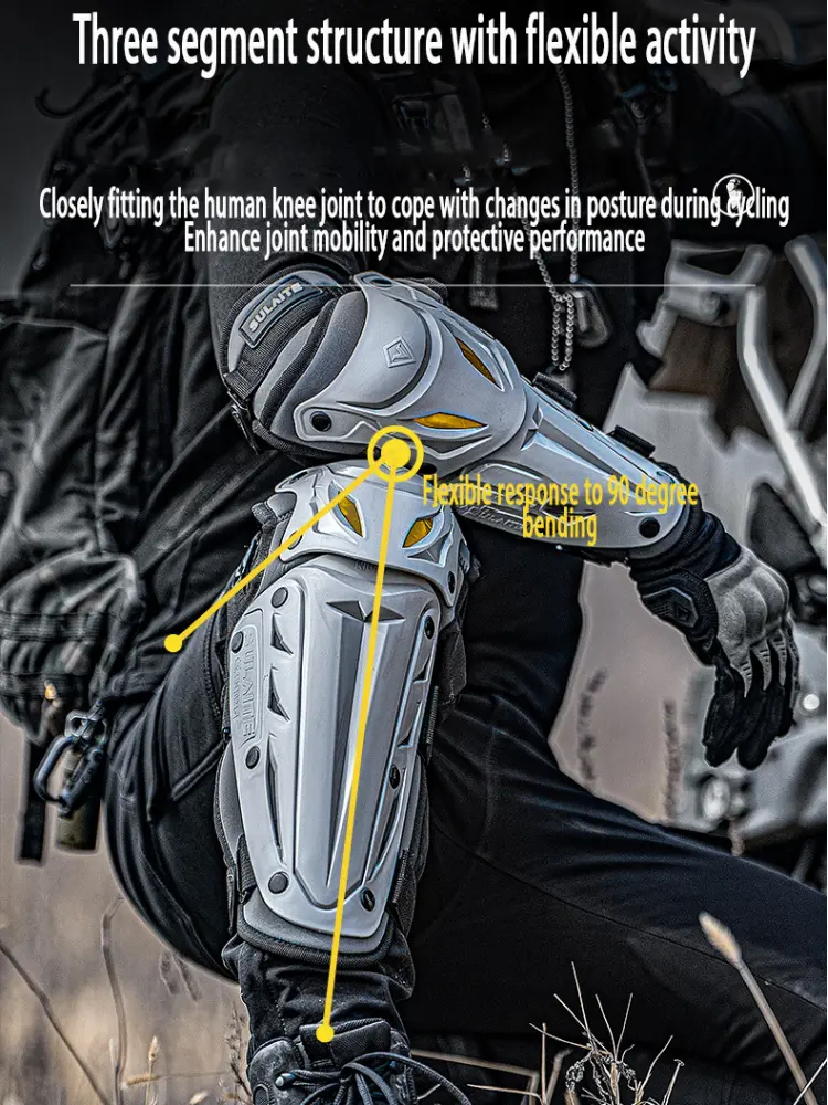 Motorcycle Knee Pad Elbow Protective Combo Leg Protector Equipment Gear Outdoor Sport Motocross Knee Pad Ventilate Four Seasons