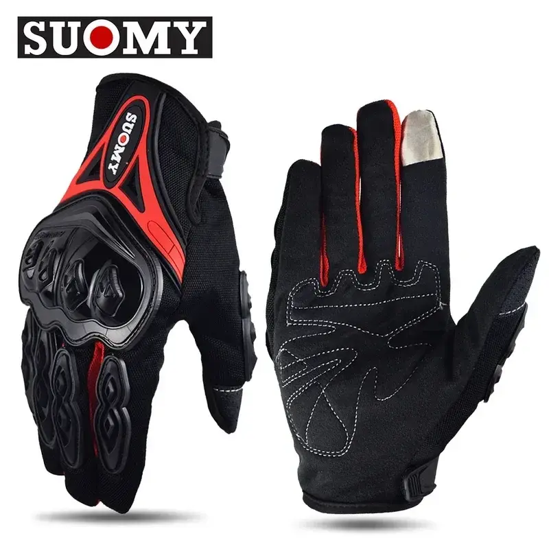 Motorcycle Gloves Touch Screen Full Finger Anti-fall Moto Non-Slip Breathable Outdoor Sports Protection Riding Cycling Luvas Men
