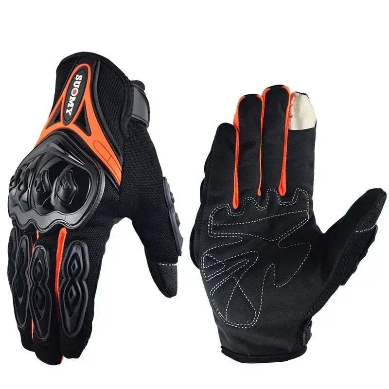 Motorcycle Gloves Touch Screen Full Finger Anti-fall Moto Non-Slip Breathable Outdoor Sports Protection Riding Cycling Luvas Men
