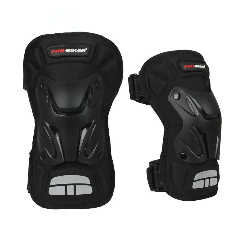 4PCS Motorcycle Knee Elbow Pads Set - Lightweight Carbon Fiber Anti-Fall Protection Gear for Men Women Summer Riding