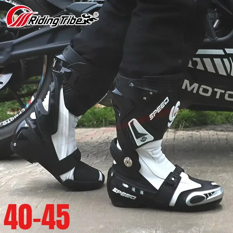 Off-road Waterproof Racing Shoes Motorcycle Riding Shoes Anti-fall Waterproof Boots for Adventure Men's Outdoor Sports Items
