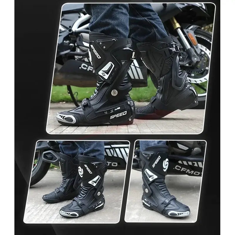 Off-road Waterproof Racing Shoes Motorcycle Riding Shoes Anti-fall Waterproof Boots for Adventure Men's Outdoor Sports Items