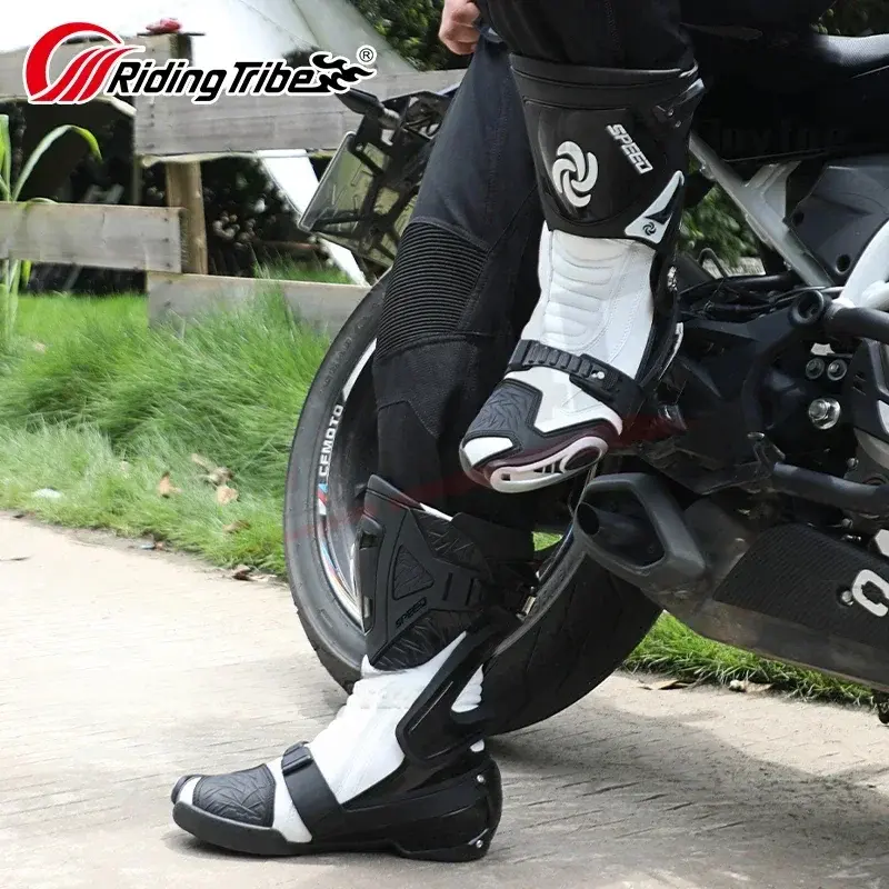Off-road Waterproof Racing Shoes Motorcycle Riding Shoes Anti-fall Waterproof Boots for Adventure Men's Outdoor Sports Items