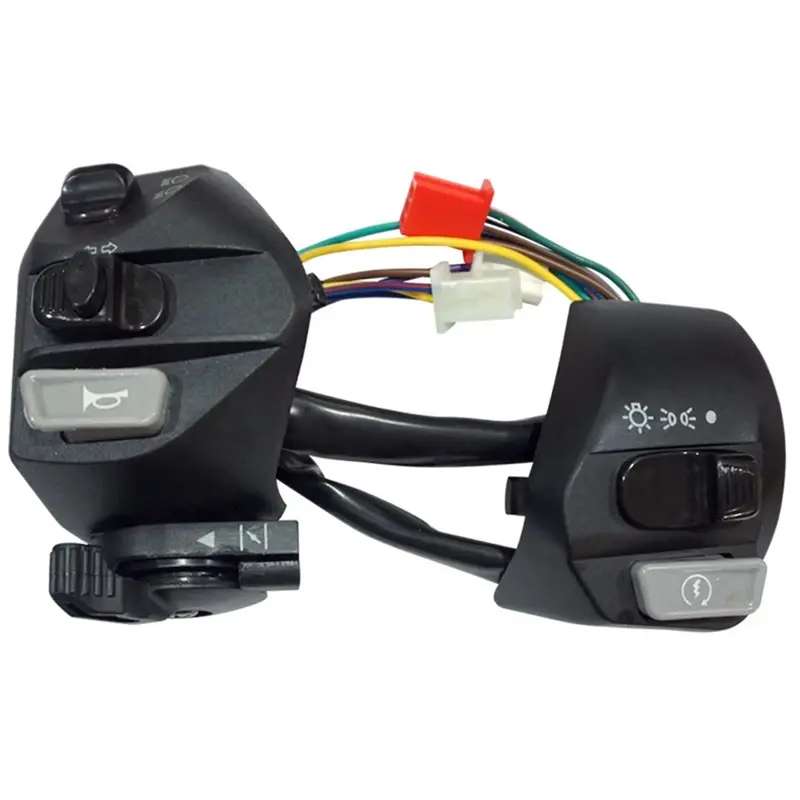 22mm Motorcycle Switches ON/OFF Button Handlebar Ontrol Horn Turn Signal Start Switch Accessories Items for Yamaha MIO LC135