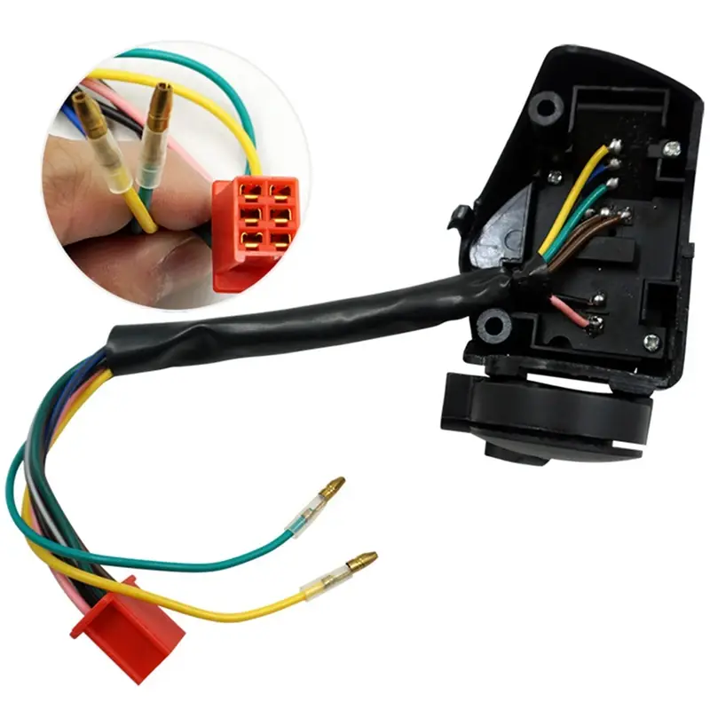 22mm Motorcycle Switches ON/OFF Button Handlebar Ontrol Horn Turn Signal Start Switch Accessories Items for Yamaha MIO LC135