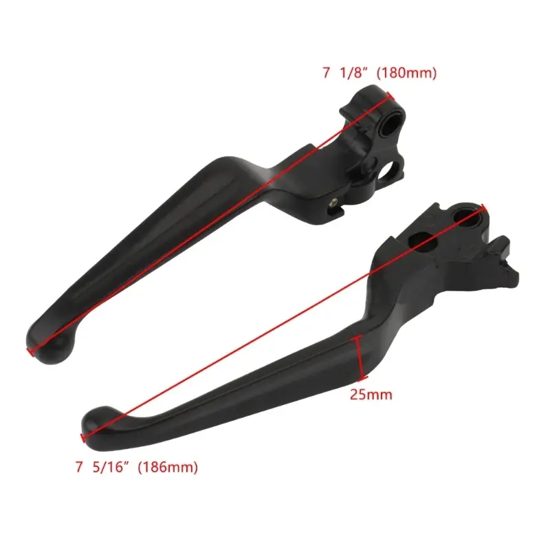 Motorcycle Black Brake Clutch Levers for Harley Sportster XL 883/1200 96-03 Touring Road King/Electra Glide/Softail/FatBoy/Dyna
