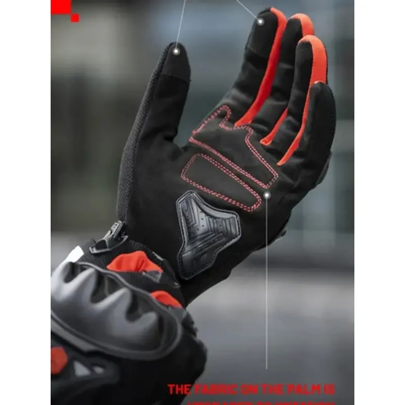 SCOYCO MC29-2 Upgrade Breathable Full Finger Motorcycle Gloves Motocross Racing Luvas for MX ATV MTB Dirt Bike Cycling Riding