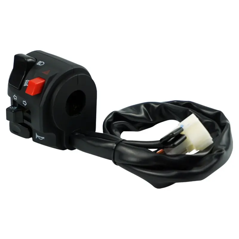 7/8" 22mm Motorcycle Switches Motorbike Horn Button Turn Signal Electric Fog Lamp Light Start Handlebar Controller Switch