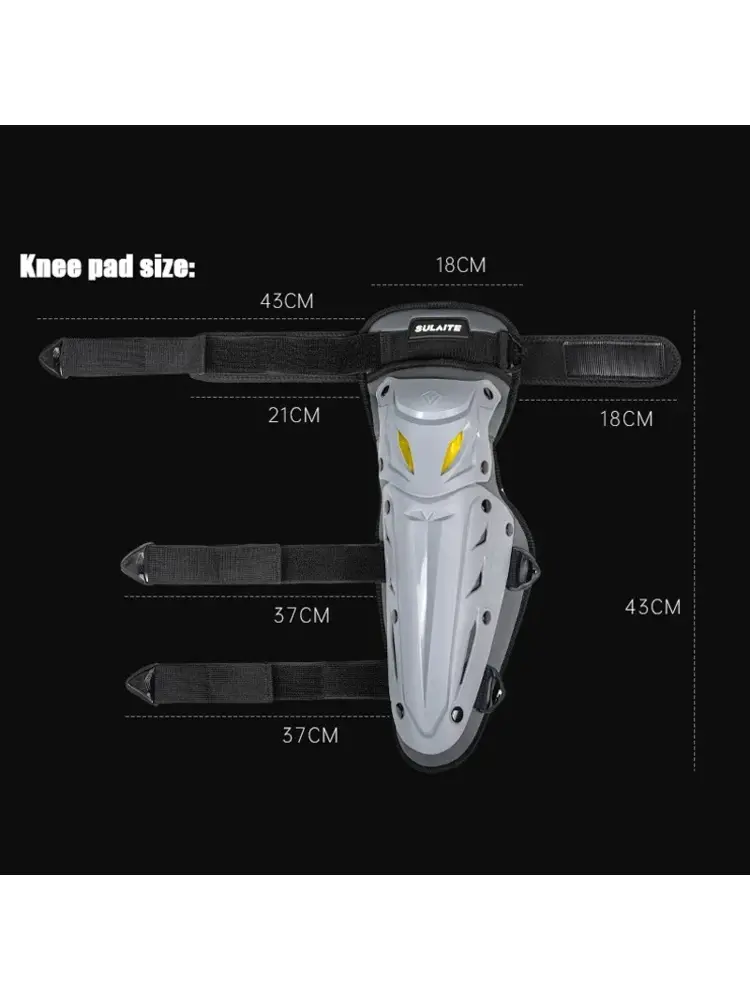 SULAITE Motorcycle Knee Pads Thickened Protective Gear Equipment Motocross Motorbike Protection Riding Elbow Guard Knee Pad