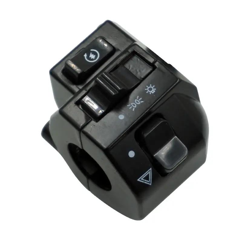 1 pair 22mm universal motorcycle handlebar switch headlamp turn signal horn button gear controller switch zh125