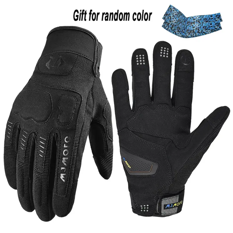 MJMOTO Summer Motorcycle Riding Gloves - Windproof Touchscreen, Non-Slip Palm, Durable & Breathable for Men/Women, ATV Motocross
